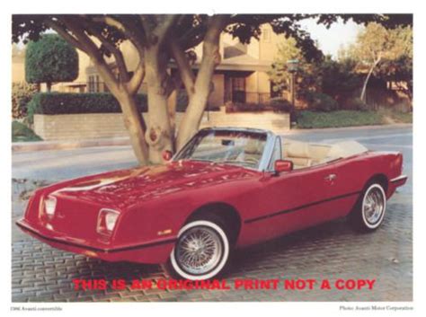 Find 1986 Studebaker Avanti convertible classic car print in Akron ...