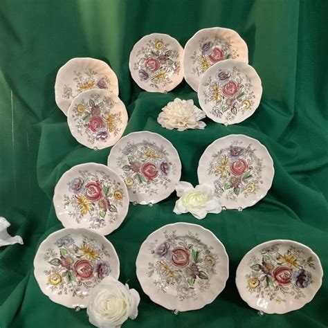 Johnson Brothers Dining 1 Piece Lot Vintage 194s Sheraton Floral