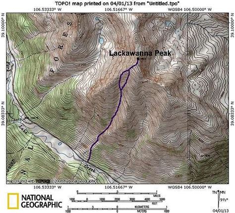 Lackawanna Couloir Southwest Couloir Climbing Hiking