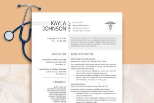 New Grad Nurse Resume Template Graphic By Victoriousvita Creative Fabrica