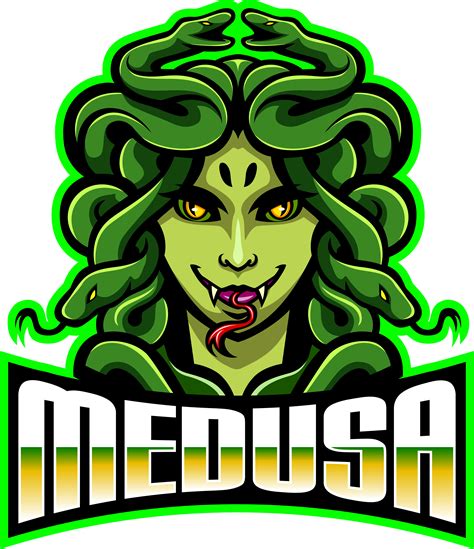 Medusa Esport Mascot Logo Design By Visink Thehungryjpeg