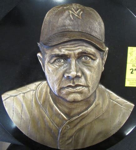 Sold Price Babe Ruth Bronze Plaque By Armand La Montagne Invalid