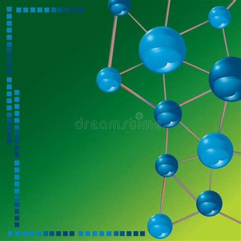 Dna Van De Moleculestructuur En Communicatie Achtergrond Verbonden