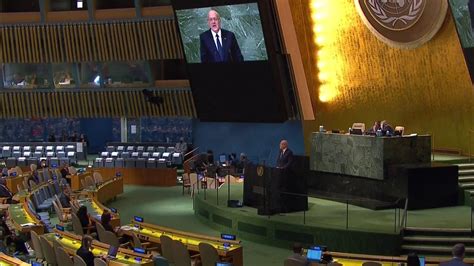 World Leaders Take Part In The Annual Unga High Level Debate Youtube