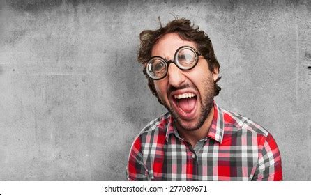 Crazy Man Laughing Stock Photo 277089671 | Shutterstock