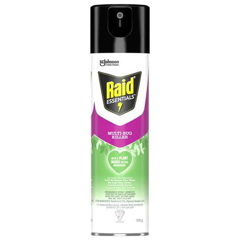 Raid Essentials Multi Bug Insect Killer Spray For Indoor Use 350g