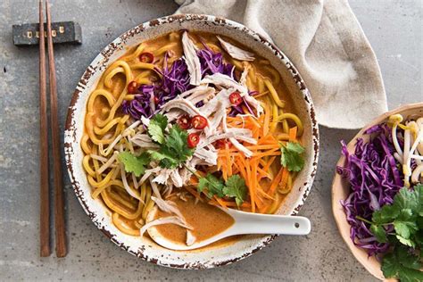 Thai Red Curry Chicken Noodle Soup