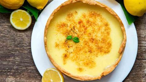 Tarte à la ricotta et au citron un dessert crémeux super bon