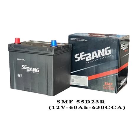 ẮC QUY SEBANG SMF 55D23R 12V 60AH