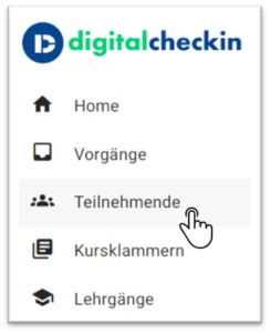 Teilnehmende Hinzuf Gen Digitalcheckin