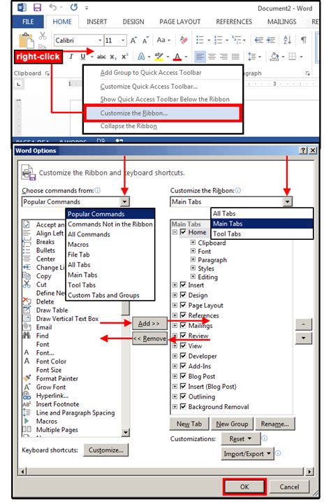 How To Customize The Word Ribbon Pcworld