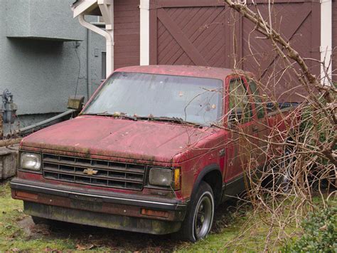 Old Parked Cars Vancouver 1984 Chevrolet S 10 Extended Cab