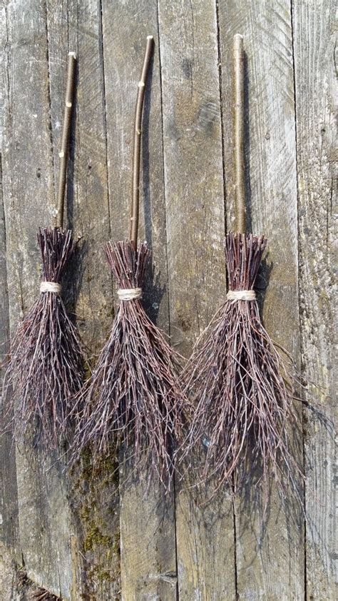 Witches Broom Wiccan Besom Birch Twigs Magick Altar Cleansing Rustic Wedding Pagan Ritual Sabbat