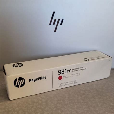 New Sealed HP 981YC Magenta PageWide Toner Cartridge 725184082306 EBay