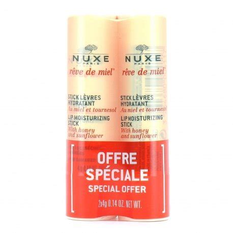 Nuxe Duo Pack R Ve De Miel Stick L Vres Hydratant X G