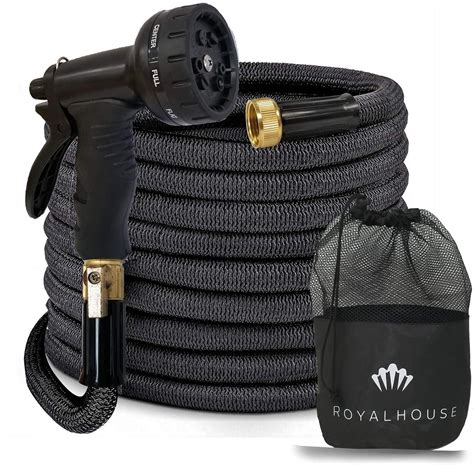 50 ft Expandable Garden Hose with 9-Function - Leak Proof Design ...