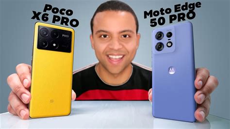 Surpreendeu Poco X6 Pro 5g Vs Moto Edge 50 Pro Qual é A Melhor Escolha Youtube