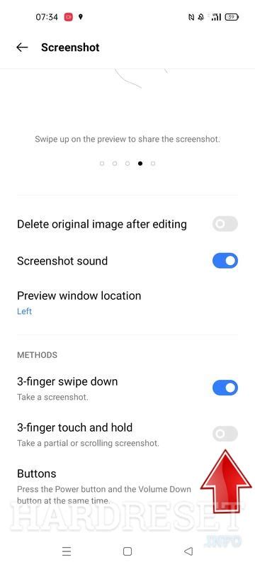 How To Take A Screenshot On REALME C55 HardReset Info