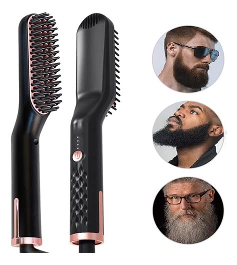 Comprar Prancha Pente Escova Alisador De Cabelo E Barba V Em Oferta