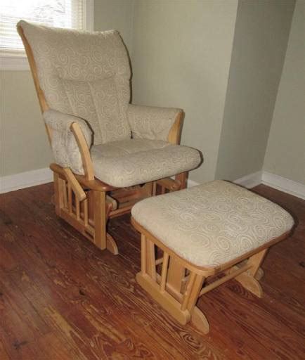 Shermag Rocking Chair And Ottoman