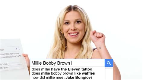 Watch Millie Bobby Brown Answers the Web's Most Searched Questions ...