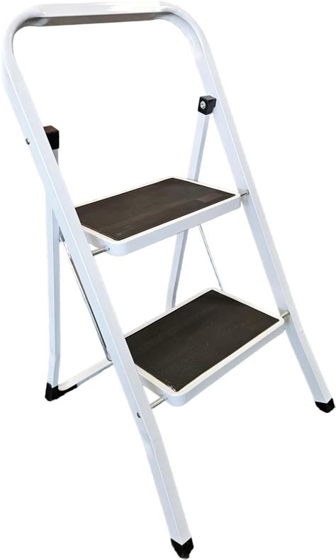 Hh Home Hut 2 Step Ladder Compact Folding Step Stool For Kitchen