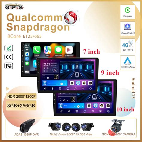 Qualcomm Snapdragon Android For Universal Car Radio Multimedia