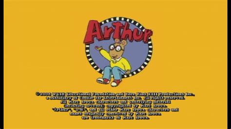 Arthur Season 12 Credits 2008 Widescreen Version Youtube