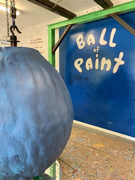 Worlds Largest Ball Of Paint Alexandria Indiana Atlas Obscura