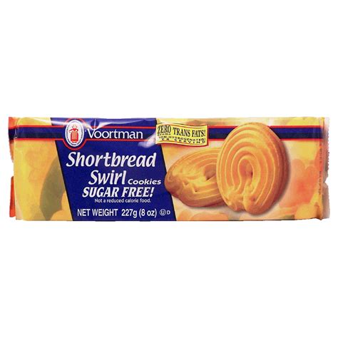 Voortman Sugar Free Shortbread Swirl Cookies Oz