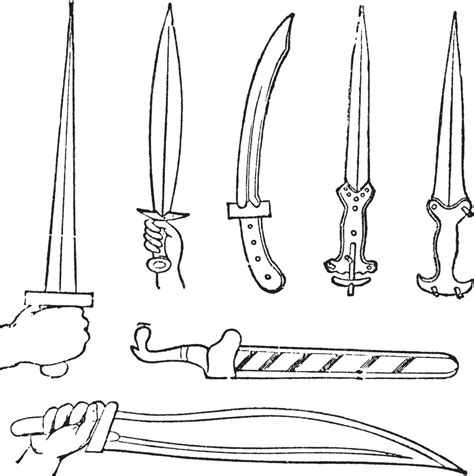 Greek Sword Drawing