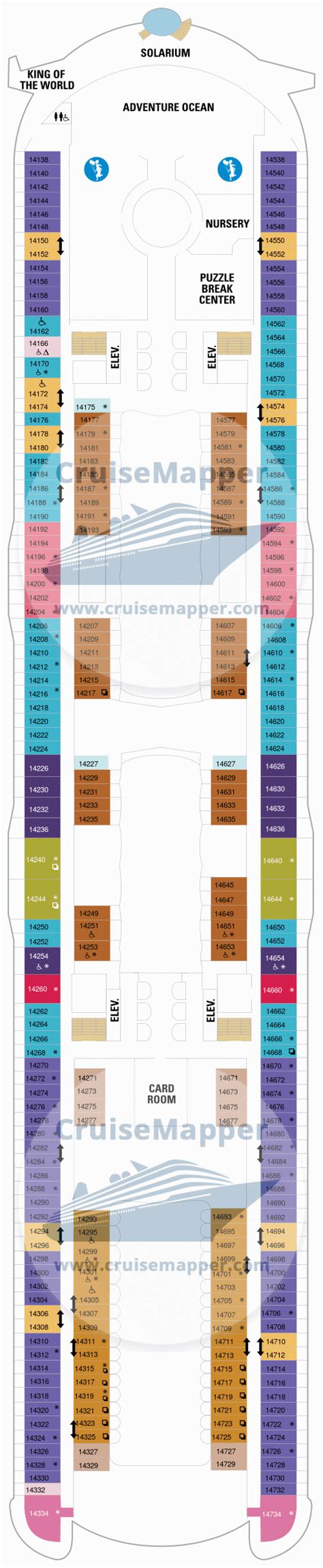 Symphony Of The Seas Deck Map