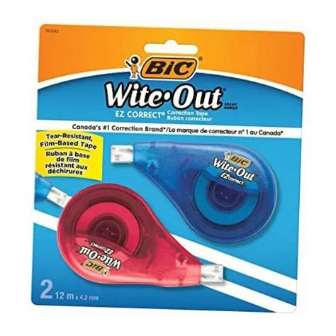 Bic Wite Out Ez Cinta Correctora Correcta Pies Meses Sin Intereses