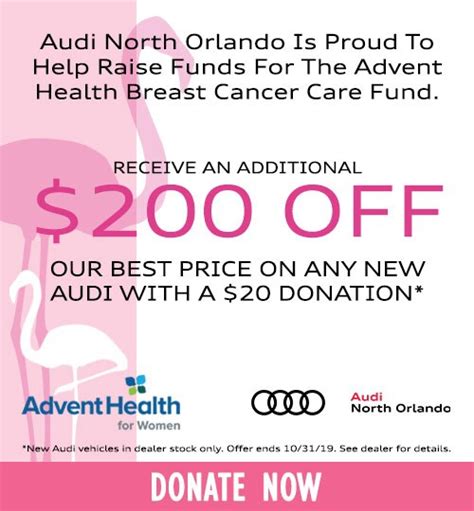 Help Audi North Orlando Fight Breast Cancer! | Audi North Orlando