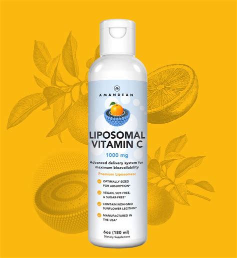 Premium Liposomal Vitamin C Oz Liquid Formula Bioavailability