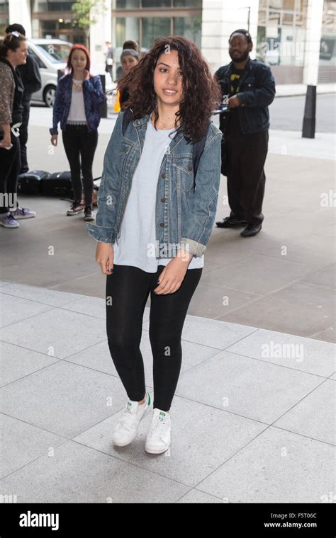 Alessia Cara Pictured Arriving At The Radio 1 Studios Featuring