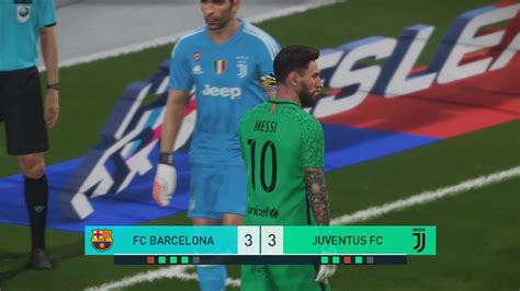 Pes Konami Barcelona Vs Juventus Final Penalty Shootout Youtube