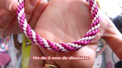 Tuto Bracelet En Kumihimo Tressage Japonais YouTube