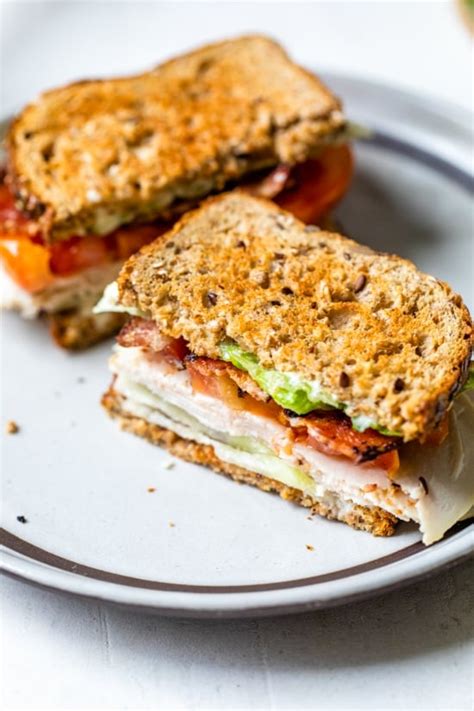 Classic Turkey Club Sandwich Made Lighter Nature S Gateway