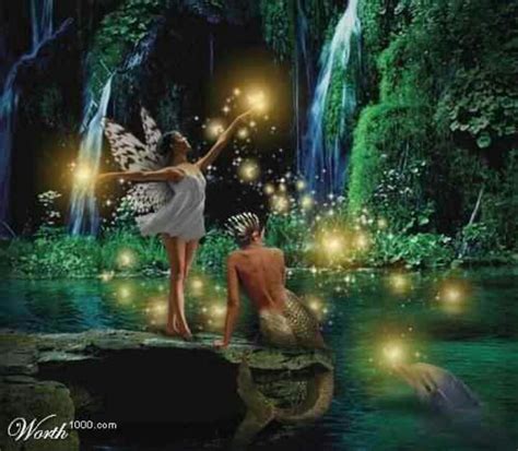 Mermaid And Fairy Fairy Pictures Fairy Art Mermaid Fairy