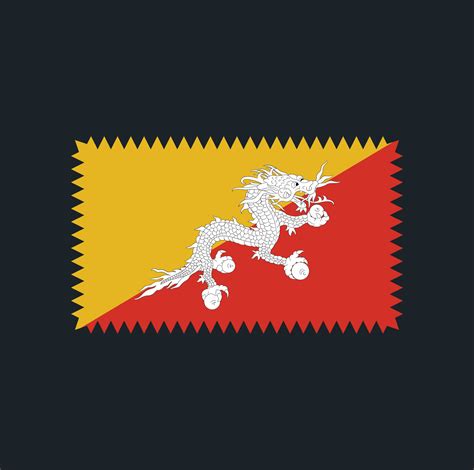 Bhutan Flag Vector Design. National Flag 6997145 Vector Art at Vecteezy