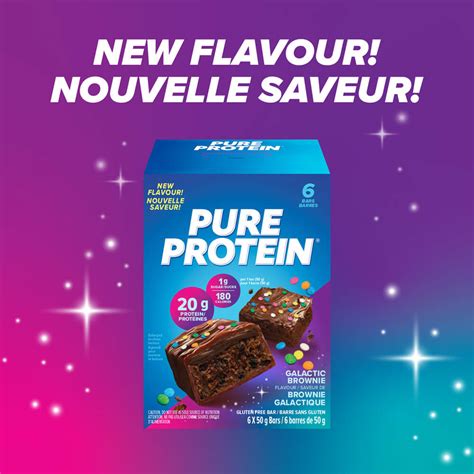 Galactic Brownie Protein Bar 50 G Pure Protein Canada Protein That S Pro You