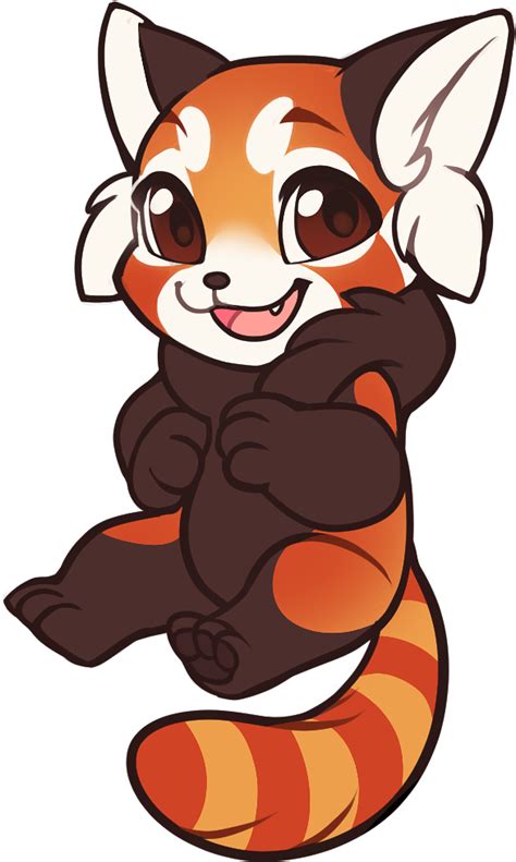 Red Panda Clipart Cartoon Baby Cartoon Red Pandas Png Download