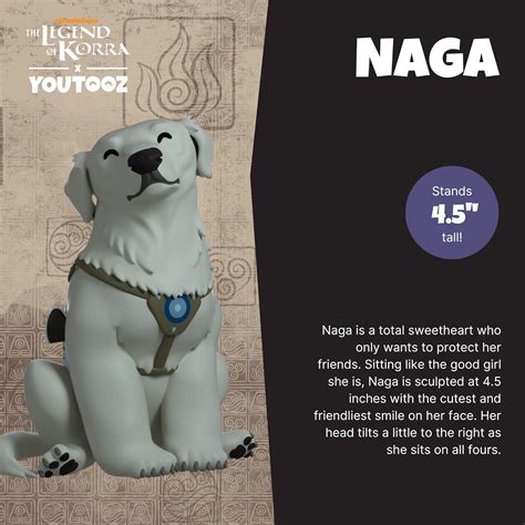 Youtooz Legend Of Korra Naga Figura De Vinilo Coleccionable De