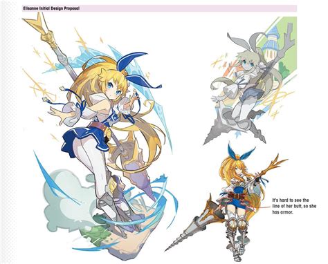 Daily Dragalia Facts On Twitter Elisanne Concept Art Artbook Scans