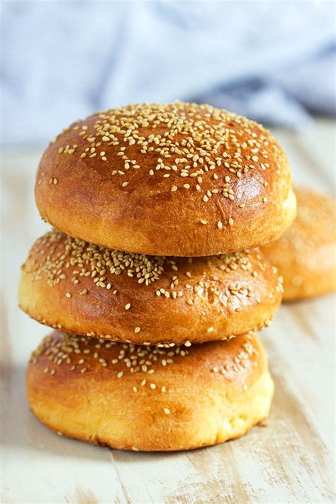 Homemade Brioche Hamburger Buns The Suburban Soapbox