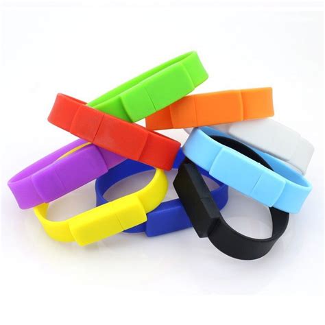 Innovative Gadget Fashion Silicone Bracelet Men Flexible 1gb 2gb 4gb 8gb 16gb Wristband Oem Usb