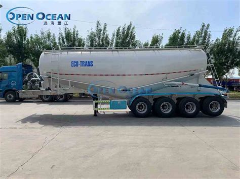 Axle Cbm Bulk Cement Tanker Semi Trailer Powder China Bulk Cement