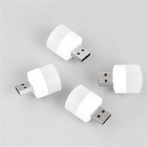 Lampu LED Mini USB Portable Lampu Penerangan Belajar Tidur Serbaguna