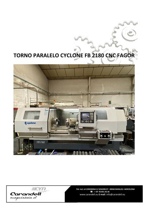 PDF TORNO PARALELO CYCLONE FB 2180 CNC FAGOR DOKUMEN TIPS